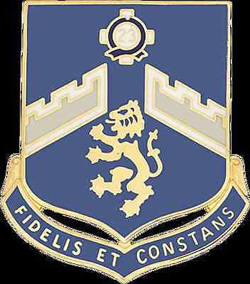 0106 Regiment Unit Crest (Fidelis Et Constans)