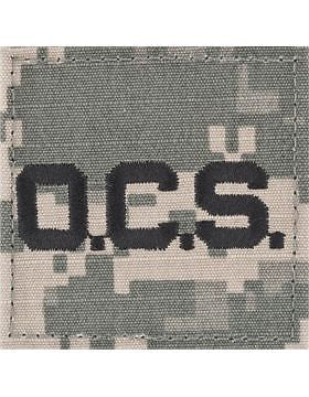 ACU Rank (SV-130) "OCS" Letters with Fastener (SV-130)