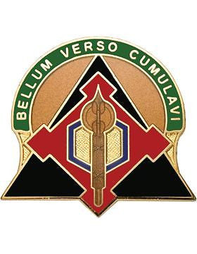 0302 Cmbt Spt Bde Unit Crest (Bellum Verso Cumlavi)