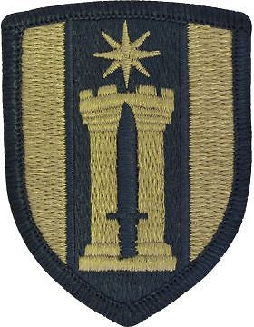 0372 Engineer Bde Scorpion Patch with Fastener (PMV-0372A)