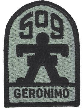 0509 Infantry Geronimo ACU Patch with Fastener (PV-0509A)