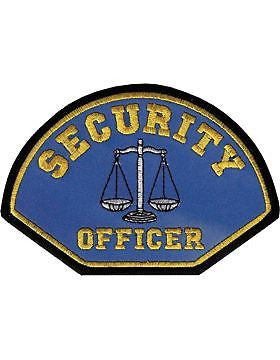 Novelty (U-N421) Security Officer Patch with Scale Of Justice