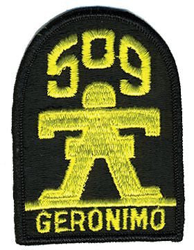 0509 Infantry Geronimo Full Color Patch (P-0509A-F)