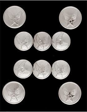 AF-450 USAF Male Hap Arnold Button Set