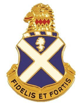 0113 Infantry Unit Crest (Fidelis Et Fortis)