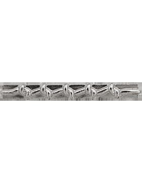 Ribbon Device (R-D121) Silver 5 Knot G.C. Clasp